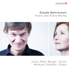 CD album cover 'Claude Delvincourt' (GEN 13271) with Michael Schäfer, Ilona Then-Bergh