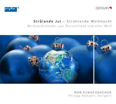 CD album cover 'Strlande Jul - Strahlende Weihnacht' (GEN 15381) with MDR-Rundfunkchor, Philipp Ahmann