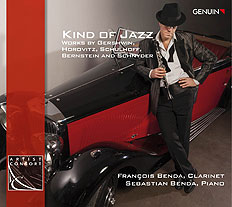 CD album cover 'Kind of Jazz' (GEN 17465) with François Benda, Sebastian Benda