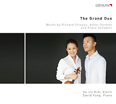 CD album cover 'The Grand Duo' (GEN 18491) with So Jin Kim, David Fung