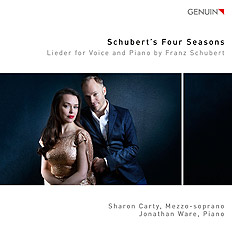 CD album cover 'Schubert’s Four Seasons' (GEN 20697) with Sharon Carty, Jonathan Ware