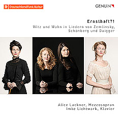 CD album cover 'Ernsthaft?!  Seriously?!' (GEN 21758) with Alice Lackner, Imke Lichtwark